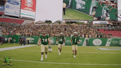 Football Game In Ford Stadium GIF
