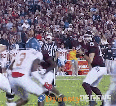 Football Game In Front Of Crowd Dynasty Degens GIF