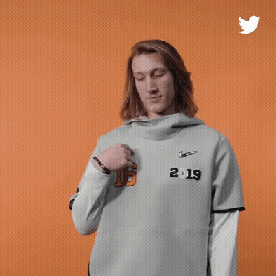 Football Game In Front Of Crowd With Monday Night Football Sign GIF