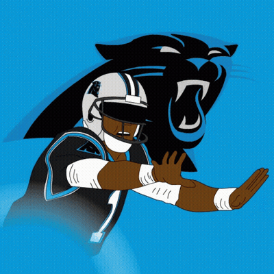 Football Game In Front Of Detroit Lions Banner GIF