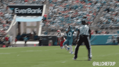Football Game In Front Of EverBank Banner GIF