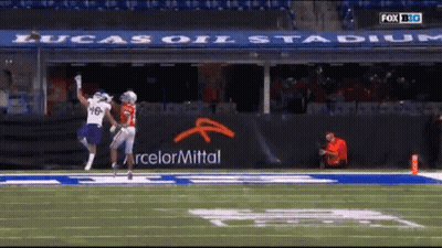 Football Game In Lucas Oil Stadium GIF