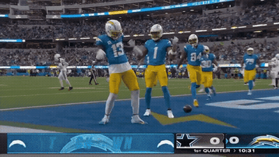 Football Game In Stadium Score 0 To 0 GIF