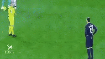 Football Game In Stadium With Letter T On Field GIF