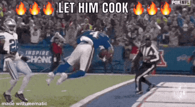 Football Game Let Him Cook GIF