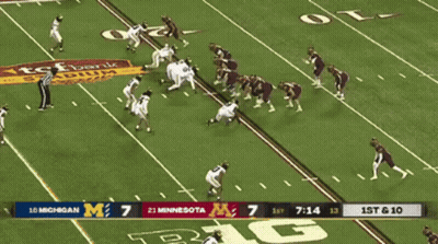 Football Game Michigan Vs Minnesota GIF