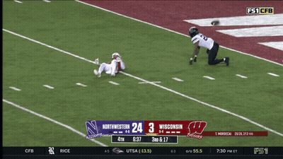 Football Game Northwest Vs Wisconsin GIF