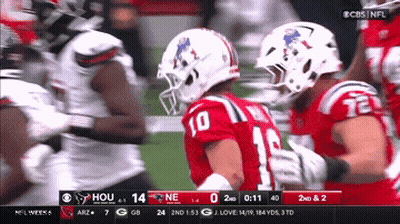 Football Game On CBS GIF