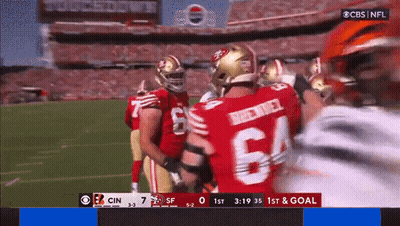 Football Game On CBS And NFL GIF