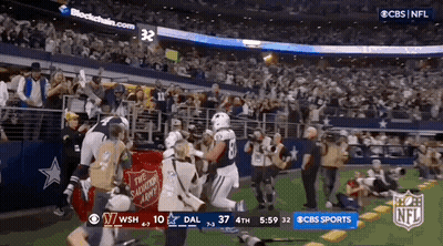 Football Game On CBS And NFL GIF