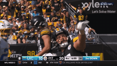 Football Game On CBS And NFL GIF
