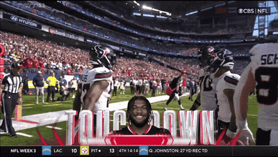 Football Game On CBS GIF