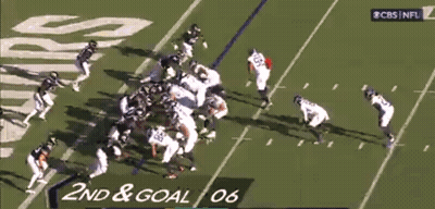 Football Game On CBS GIF