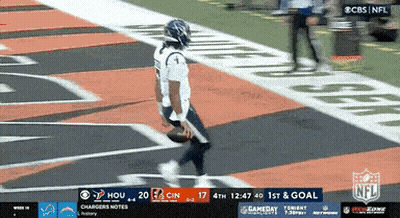Football Game On CBS Score 17 To 20 GIF
