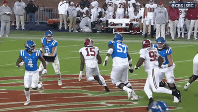 Football Game On CBS SEC Network GIF