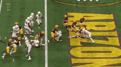 Football Game On Field Saying Arizona GIF