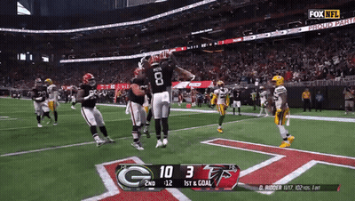 Football Game On Field Saying Stop GIF