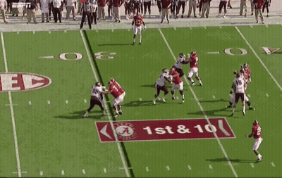 Football Game On Field With 1St & 10 GIF
