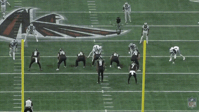 Football Game On Field With Atlanta GIF