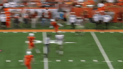 Football Game On Field With Center Circle GIF