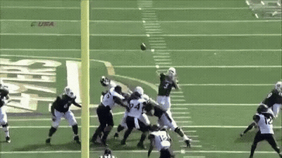 Football Game On Field With USA GIF