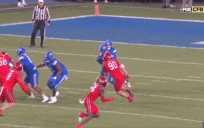 Football Game On Fox CBS GIF