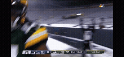 Football Game On NBC Score 10 To 12 GIF