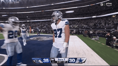 Football Game On TNT Score 35 To 7 GIF