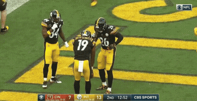Football Game Pittsburgh Vs Cincinnati On CBS Sports GIF