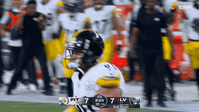 Football Game Pittsburgh Winning 7 To 7 GIF