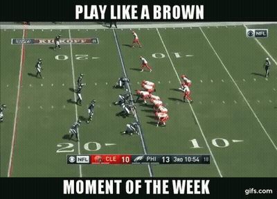 Football Game Play Like A Brown Moment Of The Week GIF