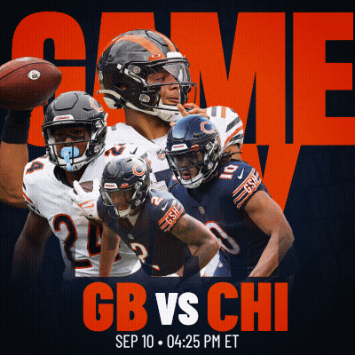 Football Game Poster Bears Vs Chi GIF