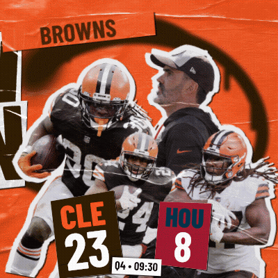 Football Game Poster Browns Vs Cle 23 GIF