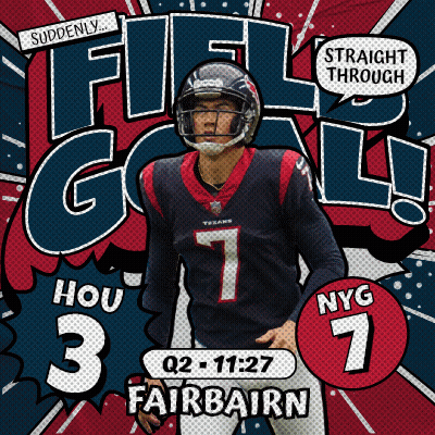 Football Game Poster Texans Vs NYG 7 GIF