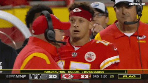 Football Game Raiders vs Chiefs on ESPN