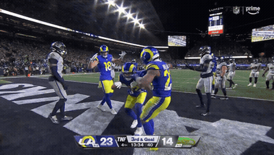 Football Game Rams Vs Seahawks On Prime GIF