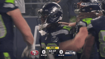 Football Game San Francisco 49Ers Vs Seattle Seahawks On Fox Divisional GIF