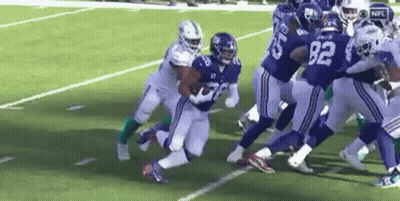 Football Game Saying Thank You Giants GIF