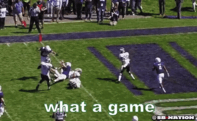 Football Game Saying What A Game GIF