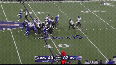 Football Game Score 40-32 GIF