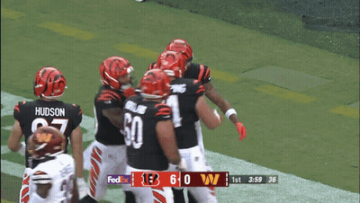 Football Game Score 6 to 0