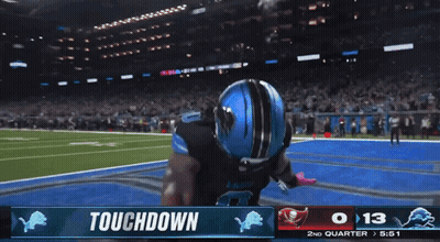 Football Game Score Touched GIF