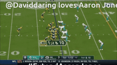 Football Game Screenshot David Daring Loves Aaron Jones GIF