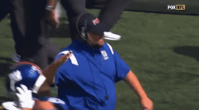 Football Game Screenshot Saying Are You Daniel Jones Because You Reek GIF