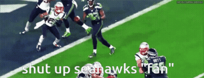 Football Game Shut Up Seahawks Fan