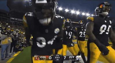 Football Game Underway Pittsburgh Losing GIF