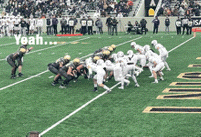 Football Game Underway Saying Yeah GIF