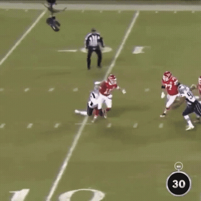 Football Game With 30 Seconds Left GIF