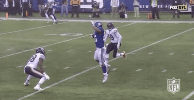 Football Game With Fox NFL Logo GIF
