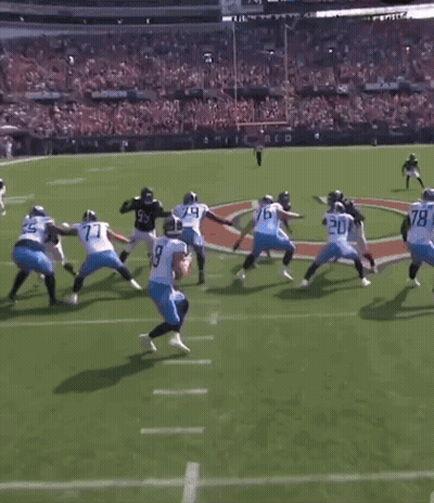 Football Game With Number 10 On Sideline GIF